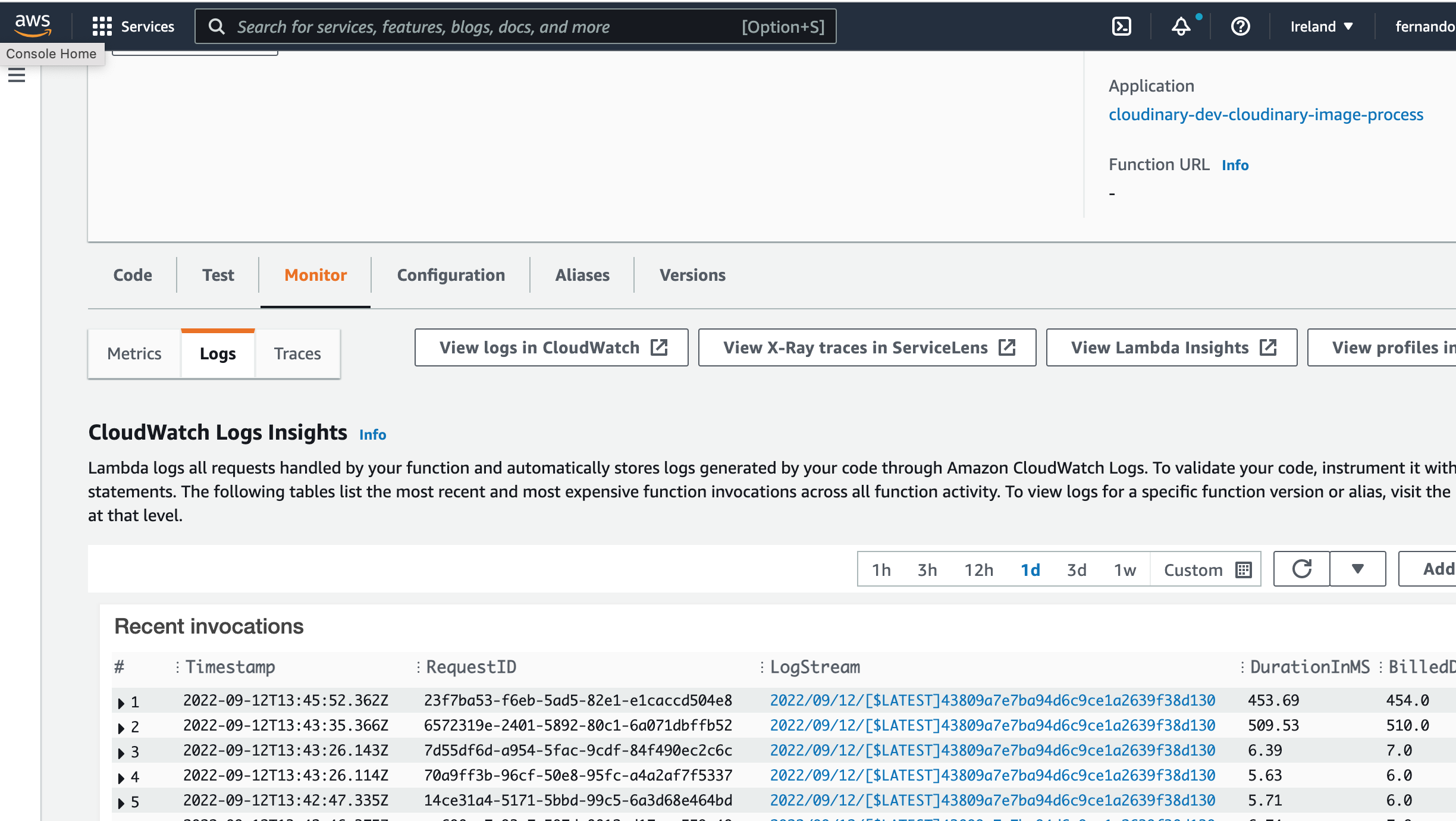 lambda-logs