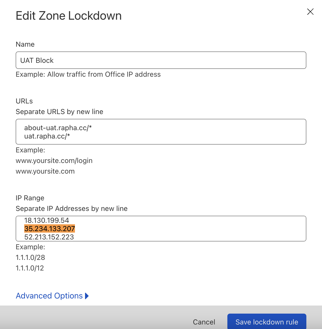 Rapha zone lockdown alpha block